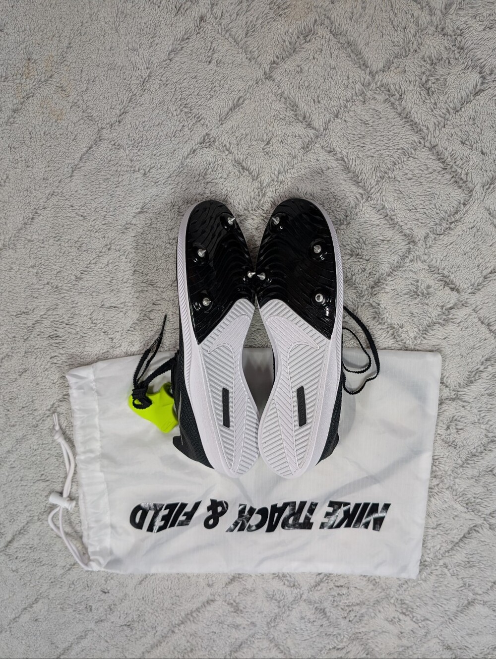Nike Zoom Rival Black Silver Track Field Distance Spikes Mens 10.5 DC8725-001 - Picture 5 of 7